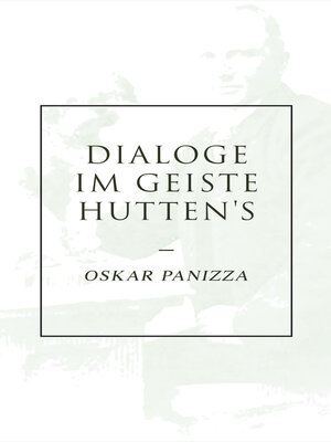 cover image of Dialoge im Geiste Hutten's